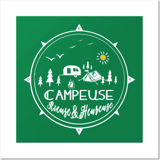campeuse rieuse heureuse Posters and Art